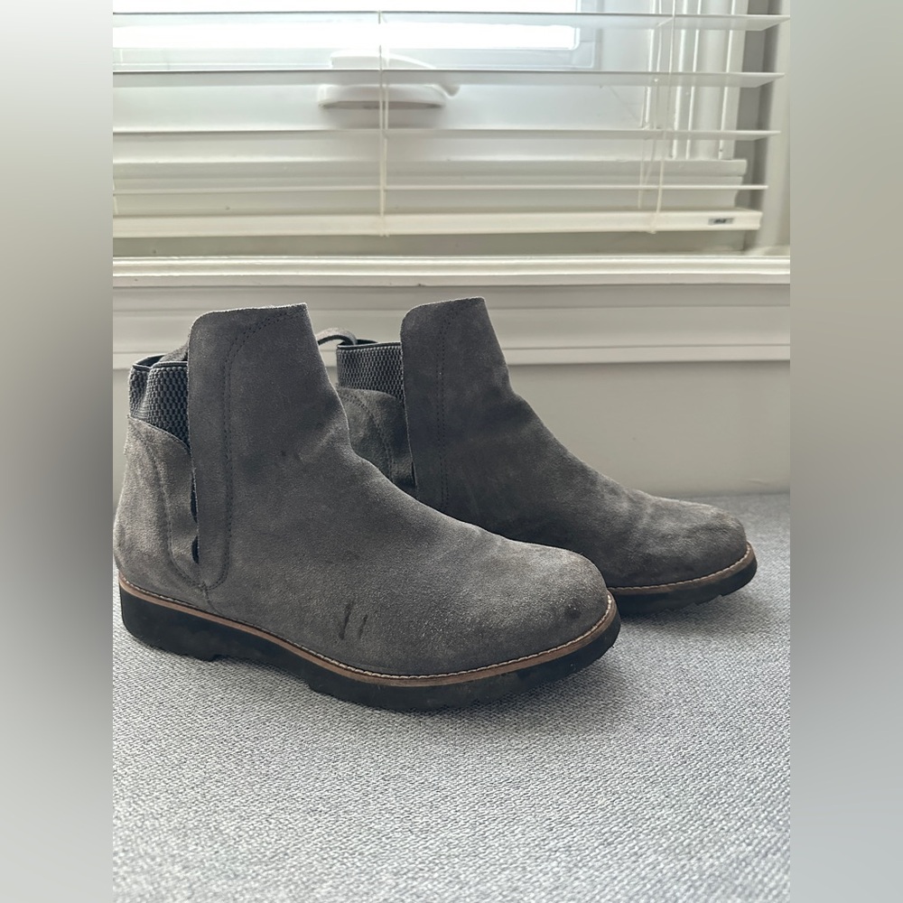 Blondo Perla Waterproof Suede Ankle Bootie Shoes